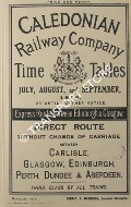 Time Tables - July, August and September 1914 by Caledonian Railway Company